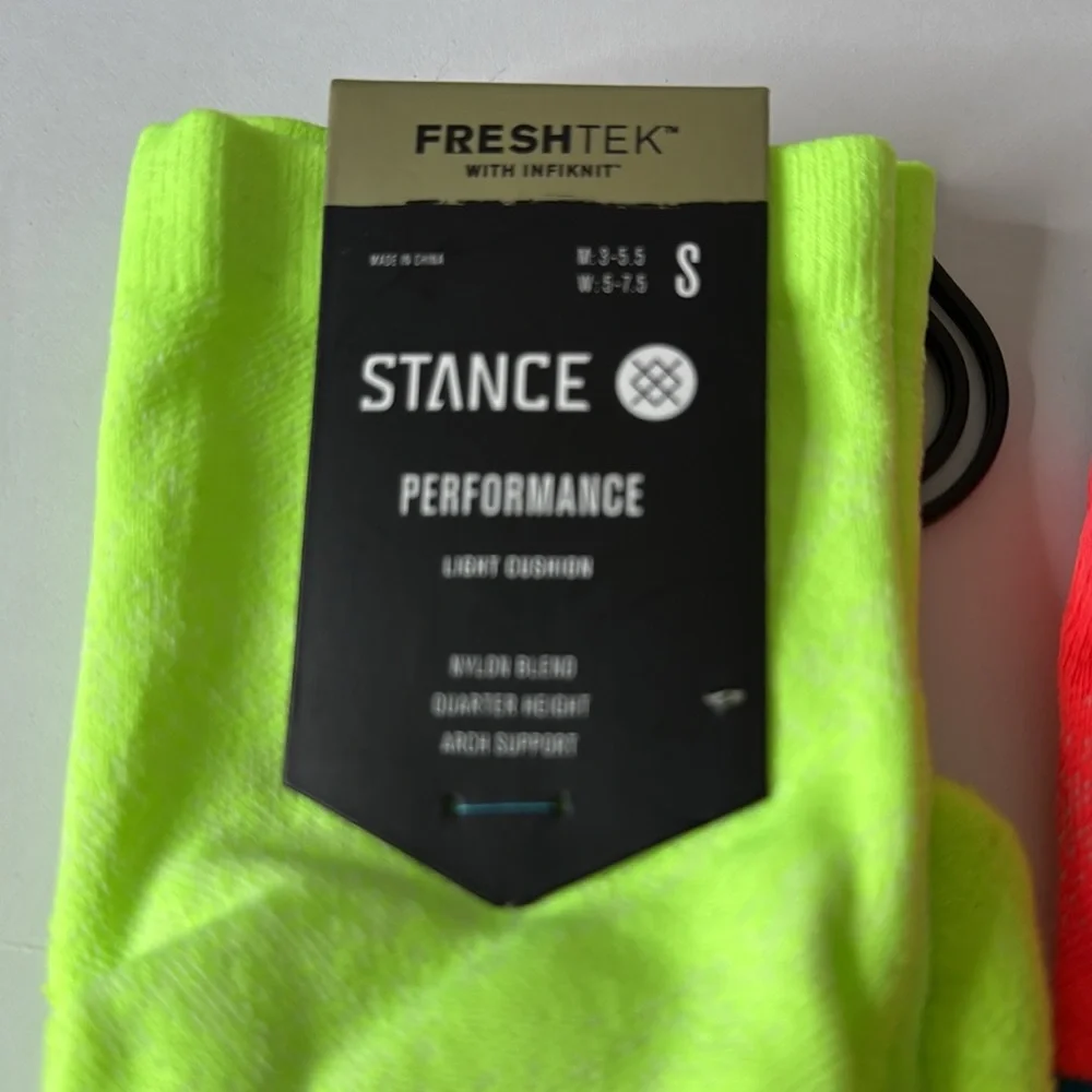 Stance Assortment of Performance Socks 3 Pairs Size Small
